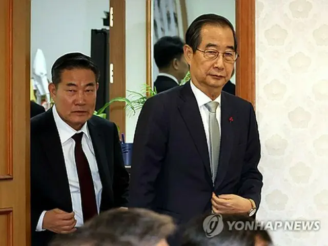 韓国大統領代行がＮＳＣ開催　「国家安全保障を最優先」