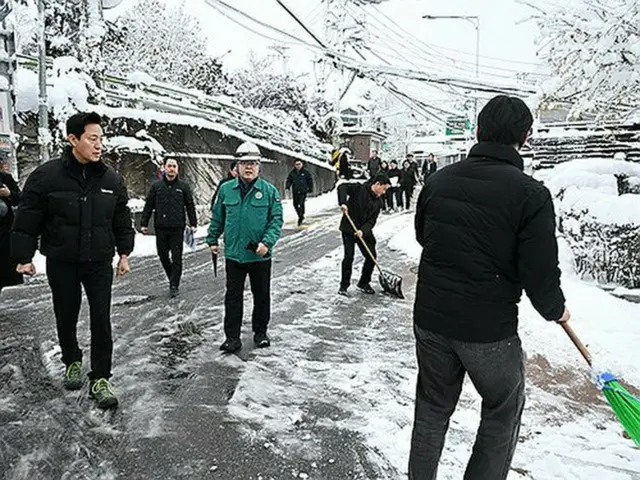 ソウル　２１日明け方から雪の予報＝市は除雪準備