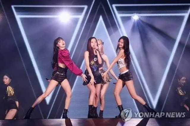 ＢＬＡＣＫＰＩＮＫ（ＹＧエンターテインメント提供）＝（聯合ニュース）≪転載・転用禁止≫