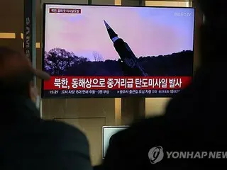 北朝鮮　朝鮮半島東に飛翔体発射＝韓国軍