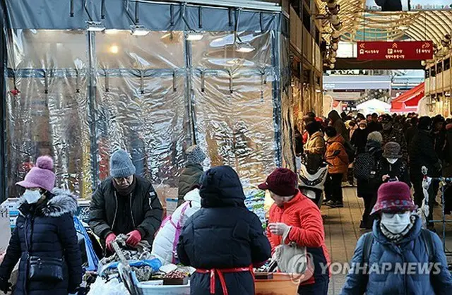 ソウル・清涼里市場＝（聯合ニュース）