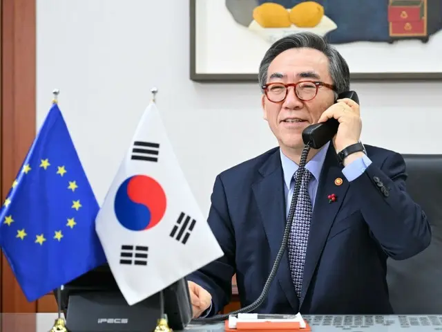 韓国外相が新たなＥＵ外相と電話会談…「“露朝軍事協力”中断のため協力」