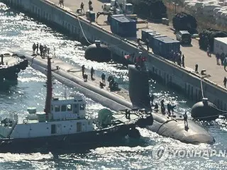 米原子力潜水艦「アレキサンドリア」　韓国に初寄港