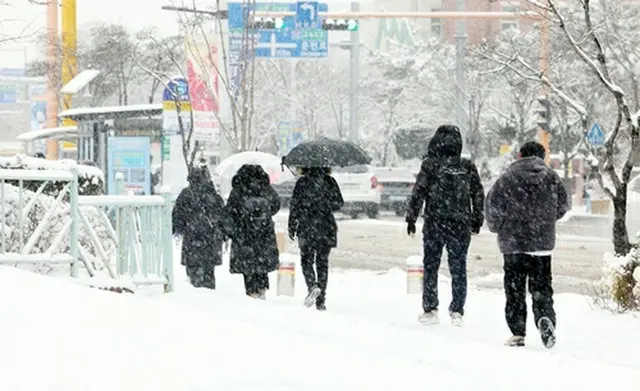 韓国の各地で大雪が予想される（資料写真）＝（聯合ニュース）