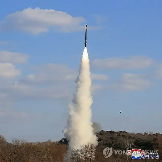 北朝鮮の朝鮮中央通信は１月２６日、戦略巡航ミサイルの発射実験を２５日に実施したと報じた＝（朝鮮中央通信＝聯合ニュース）≪転載・転用禁止≫