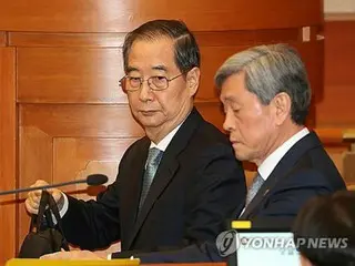 韓国憲法裁　首相の罷免是非を２４日に宣告