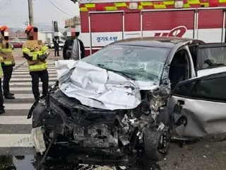 南揚州でバス・乗用車の衝突事故...70代の運転者が死亡＝韓国