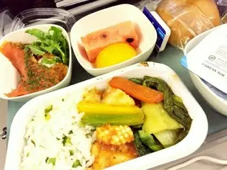 【韓国旅行】大韓航空機内食をシーフードミールへ変更！