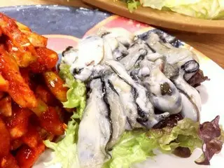 【韓国グルメ】牡蠣ポッサム通り★サメチッでカキポッサムを食す