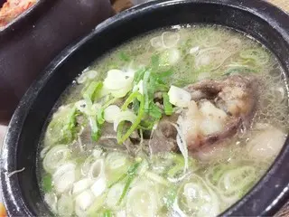 【韓国グルメ】南大門ウノ食堂★コムタン（牛テールスープ）のお一人さま朝ご飯♪