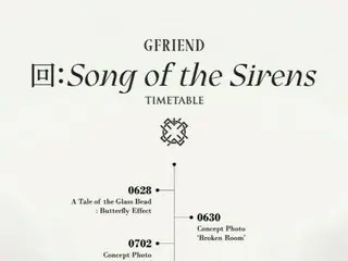 「GFRIEND」、新譜“回：Song of the Sirens”のカムバックタイムテーブルを公開！