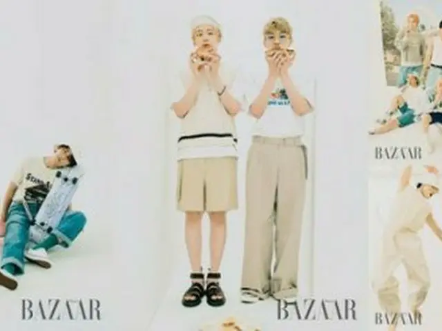 「ATEEZ」、ファッション誌“Harper’s Bazaar”に登場！清涼感・茶目っ気・活気を届ける！