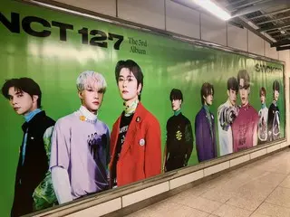 「NCT 127」が渋谷に上陸！9月19日までThe 3rd Album『Sticker』特大ポスター掲出！