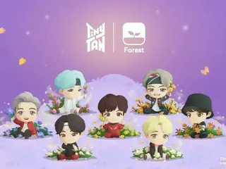 BTSのキャラクター TinyTANとスマホ依存対策アプリForestのコラボレーションが決定！