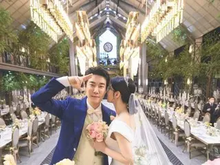 ラッパーSanE、美貌の新婦を公開「幸せに暮らします」