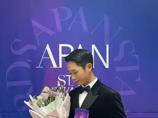 俳優チョン・ヘイン、「2022 APAN STAR AWARDS」で“OTT男性最優秀演技賞”受賞しファンたちに感謝