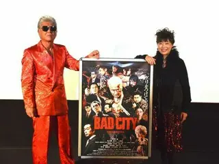 小沢仁志還暦記念映画『BAD CITY』福岡先行上映に小沢仁志、かたせ梨乃が登壇！