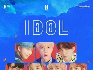 「BTS（防弾少年団）」、「IDOL」のミュージックビデオの再生回数が12億回を突破！通算5本目の快挙