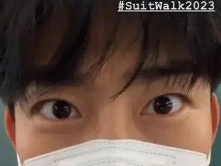 「2PM」オク・テギョン、吸い込まれそうな綺麗な瞳に胸キュン…“seeyou soon suitwalk2023”