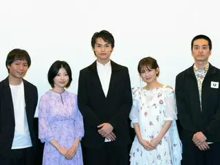 映画『消せない記憶』兵頭功海、桃果らが公開初日の舞台挨拶に登壇