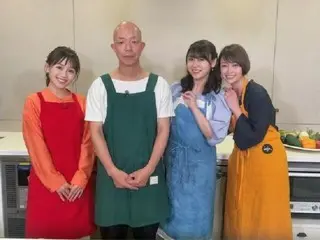 安めぐみ、エプロン姿でヒルナンデス！共演者と4ショット