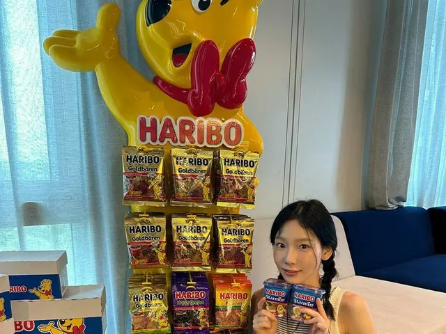 「少女時代」テヨン、“HARIBO KOREA”からのプレゼントを誇る…ユナ（少女時代）＆ヘリ（Girl’s Day出身）も羨やむ