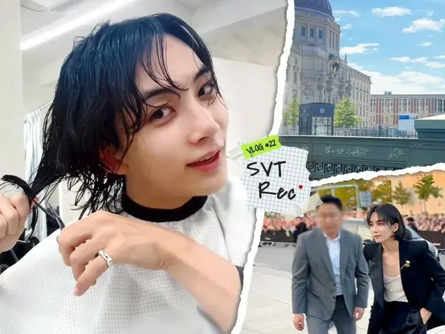 「SEVENTEEN」ジョンハン、ファッションショーの前に空港のトイレでヘアメイク…VLOG公開（動画あり）