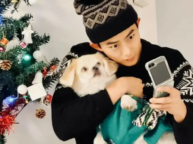 「2PM」テギョン、愛犬エディとほっこりする近況写真を公開！