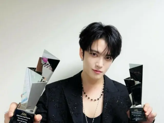 ジェジュン、「2023 AAA」受賞の喜びを振り返る…「ベイビーズと共に歩く日が幸せにあふれますように」