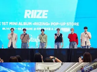 「RIIZE」、1stミニアルバム「RIIZING」リリース記念ポップアップストアが盛況…ファンサイン会も話題