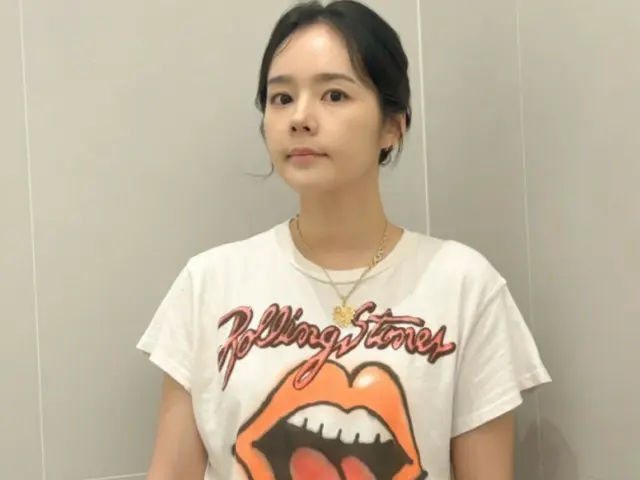 ハン・ガイン、Ｔシャツを着ただけなのに…“20代顔負けの美貌”