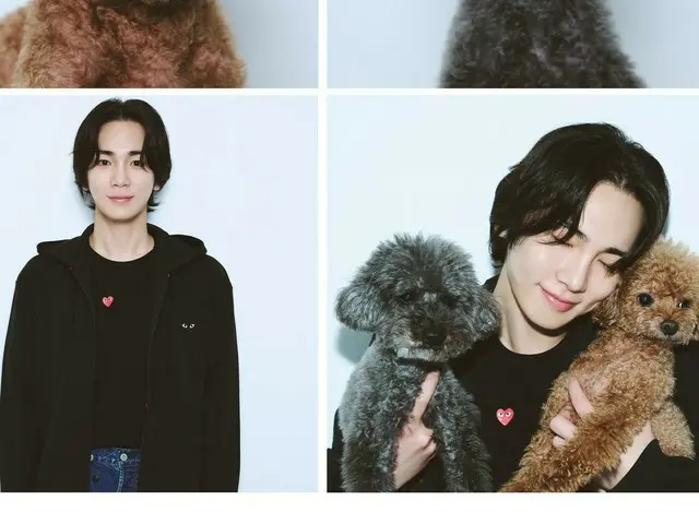 「SHINee」KEY（キー）、愛犬“コムデ＆ギャルソン”と共にしたほっこり家族写真を公開