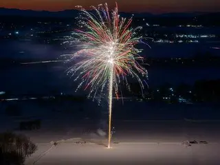 冬の新風物詩！「いなわしろ雪花火」が今年も開催