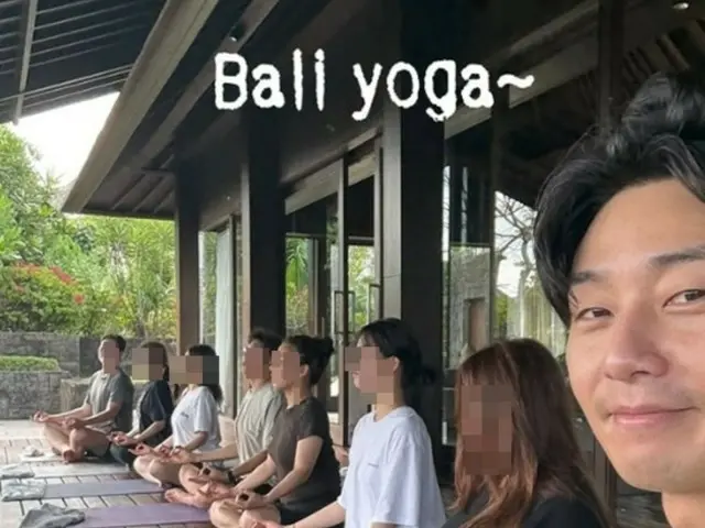 パク・ソジュン、バリでのゆとりにあふれた自然な姿