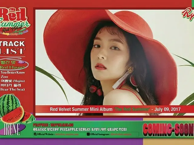 「Red Velvet」、サマーソングでカムバック！アイリーンのイメージカットが公開♪