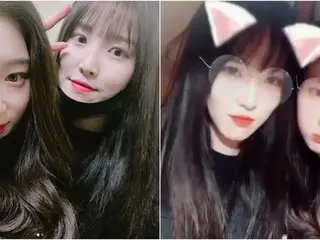 「DIA」チェヨン＆「GFRIEND」ユジュが超キュートな“親友ショット”を見せる♪