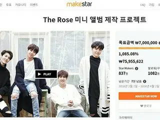 「The Rose」がクラウドファンディングで目標金額1000％を達成!?