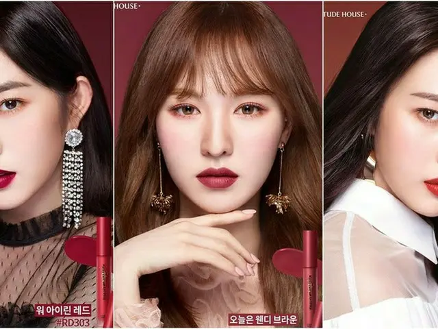 「Red Velvet」がコスメブランド「ETUDE HOUSE」のモデルとして活躍中♪