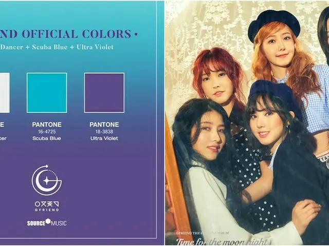 「GFRIEND」、カムバックを前に待望のグループ公式カラーをお披露目！