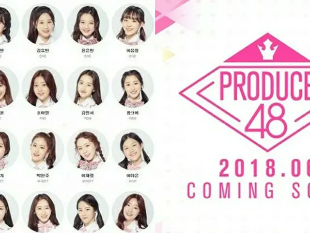 Mnet「PRODUCE48」に参加する96人の少女たちのプロフィールがついに公開！