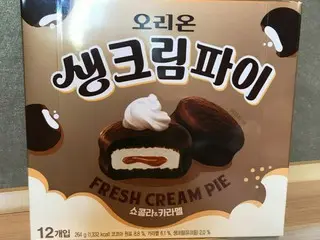 【韓国土産】 韓国お菓子の代表 チョコパイのオリオンから新商品★生クリームパイ