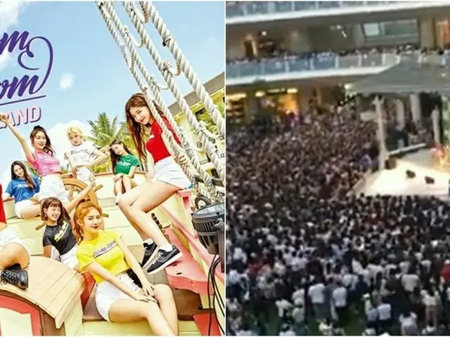 「MOMOLAND」がラゾーナ川崎プラザでデビュー曲を披露！約1万人の観客が詰めかける！