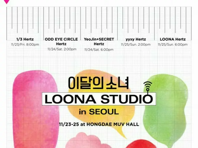 「LOONA」、ラジオコンサート「LOONA Studio in SEOUL」を開催♪