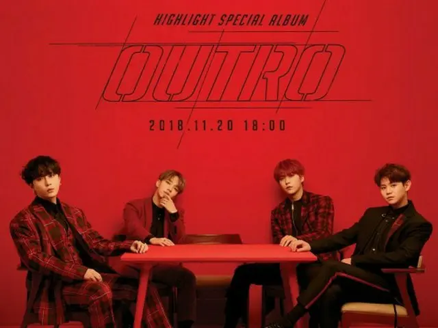 「Highlight」、軍入隊前最後のスペシャルアルバム「OUTRO」のティーザーイメージが公開！