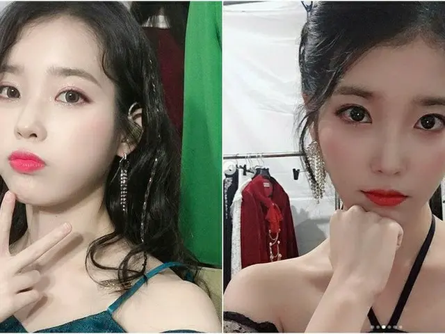 歌手IU、年末も変わらず超可愛い！ゴージャス＆キュートメイクでお人形さんのよう♪