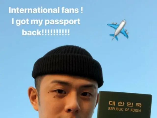 Beenzino、除隊後の近況公開・・・パスポート返してもらった！？