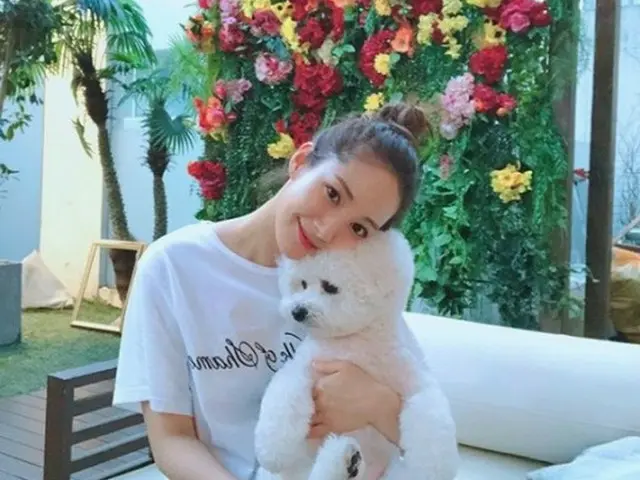 女優パク・ミニョン、愛犬と過ごす幸せな日常写真を公開♪“My love”