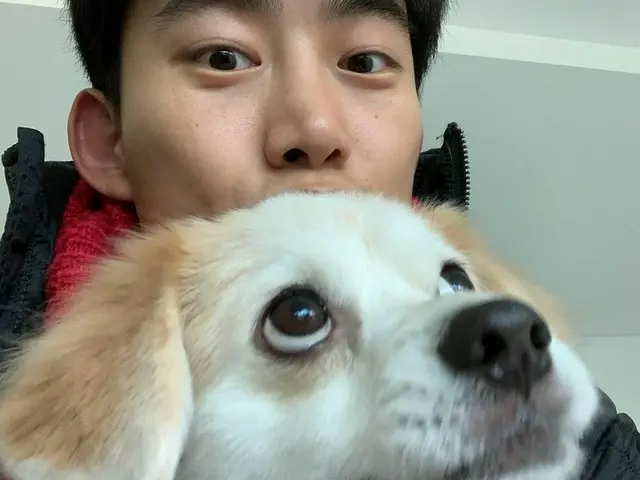 「2PM」テギョン、愛犬エディと久しぶりのあいさつ！”可愛いのはどっちだ？”