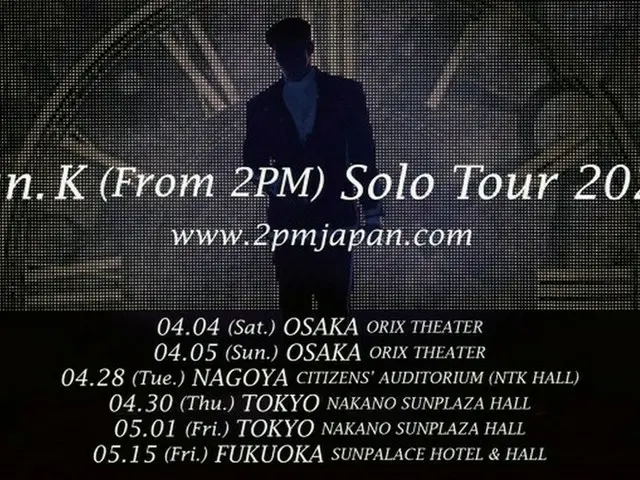 Jun. K is BACK!! 今、時計の針が再び動き出す！ 待望のソロ・ツアー「Jun. K (From 2PM) Solo Tour 2020」開催決定！