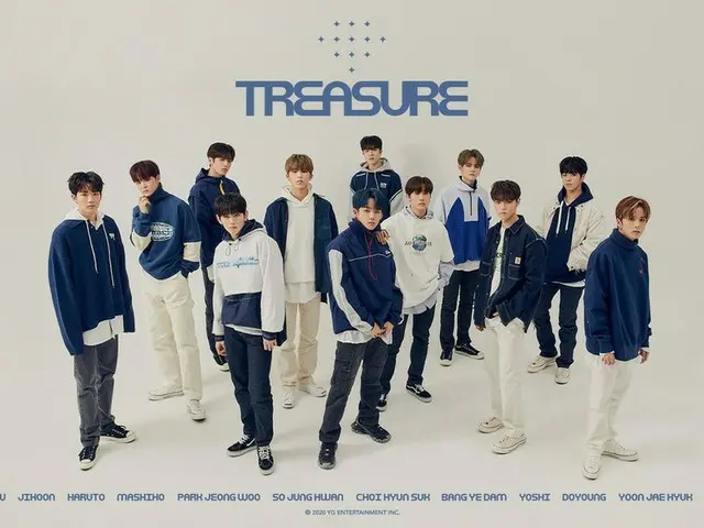 YGエンタの大型新人「TREASURE」の12人組完全体団体写真が公開！